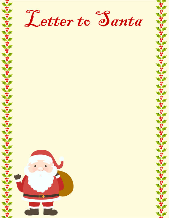 20+ Free Letter to Santa Templates for Kids to Write Wishes
