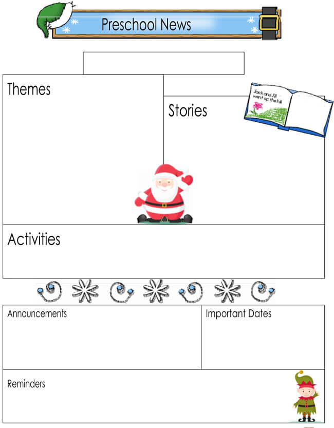 16 Preschool Newsletter Templates Easily Editable And Printable
