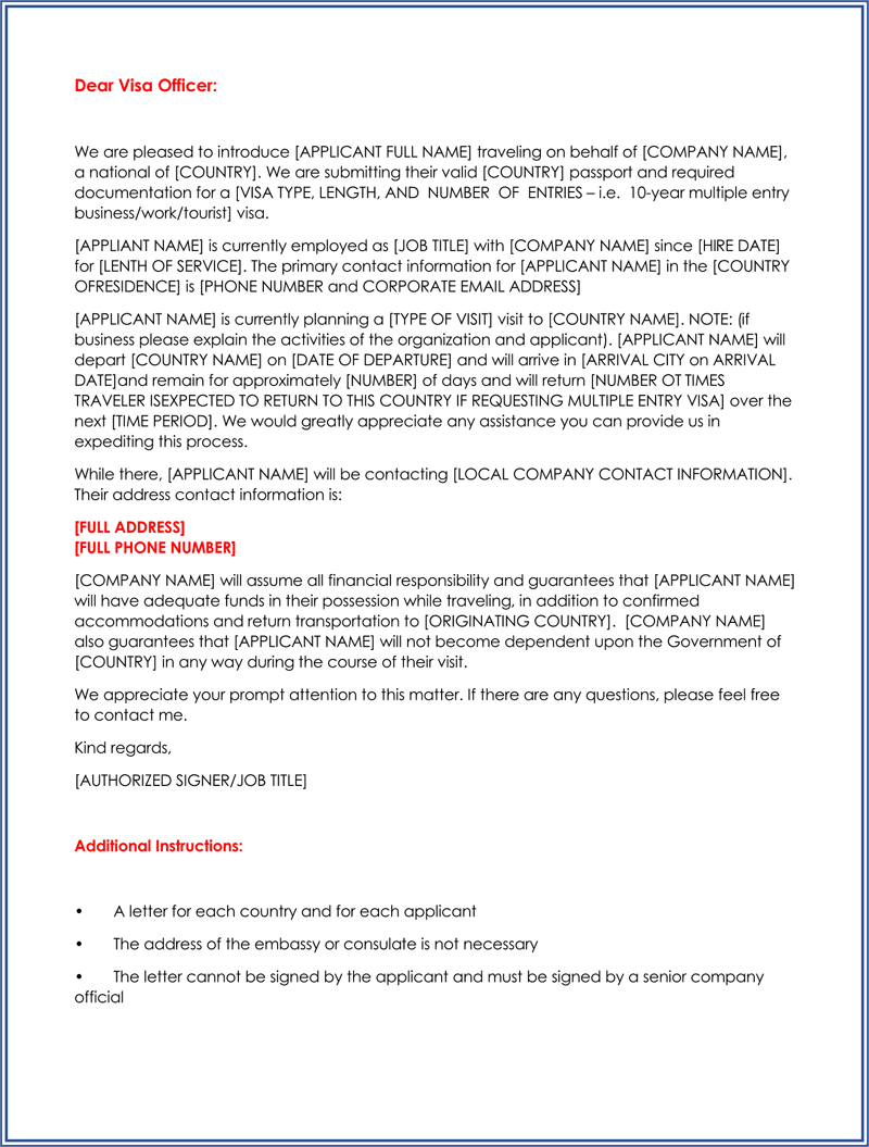 Sample of Business Cover Letter