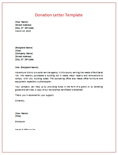 2nd-fundraising-letter-template