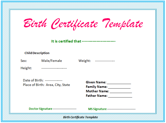 Certificate Sample Free