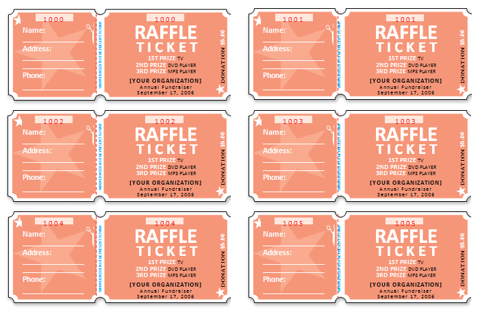 Door Prize Ticket Template from www.doctemplates.net