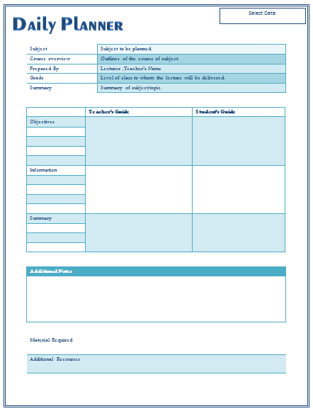 Free Printable Weekly Lesson Plan Template from www.doctemplates.net