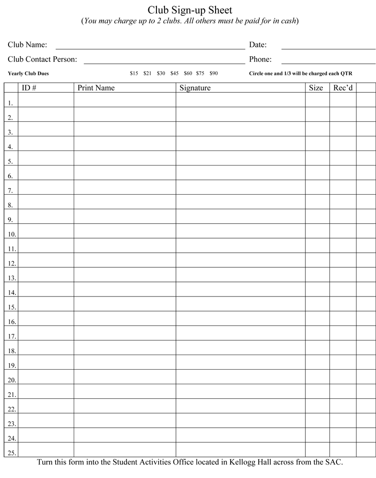 Service Sheet Template Service Sheet Template