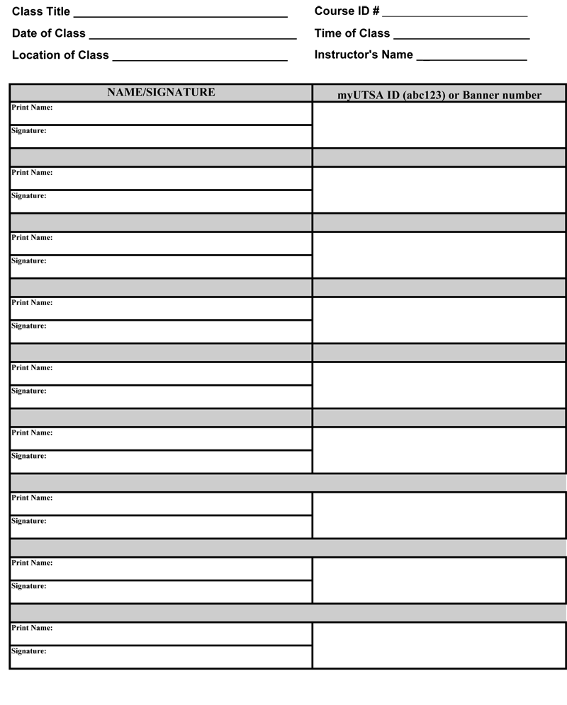 21+ FREE Sign-in Sheet Templates (How to Make) Word  Excel  PDF In Free Sign Up Sheet Template Word