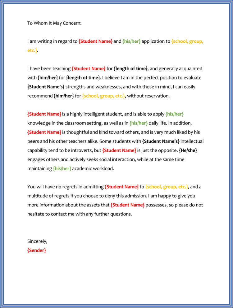 17 Excellent Character Reference Letter Examples Writing Tips