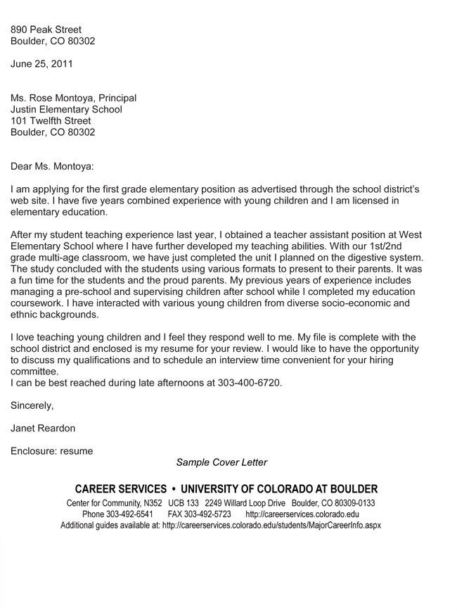 Sample Application Letter For Teaching Position In College from www.doctemplates.net