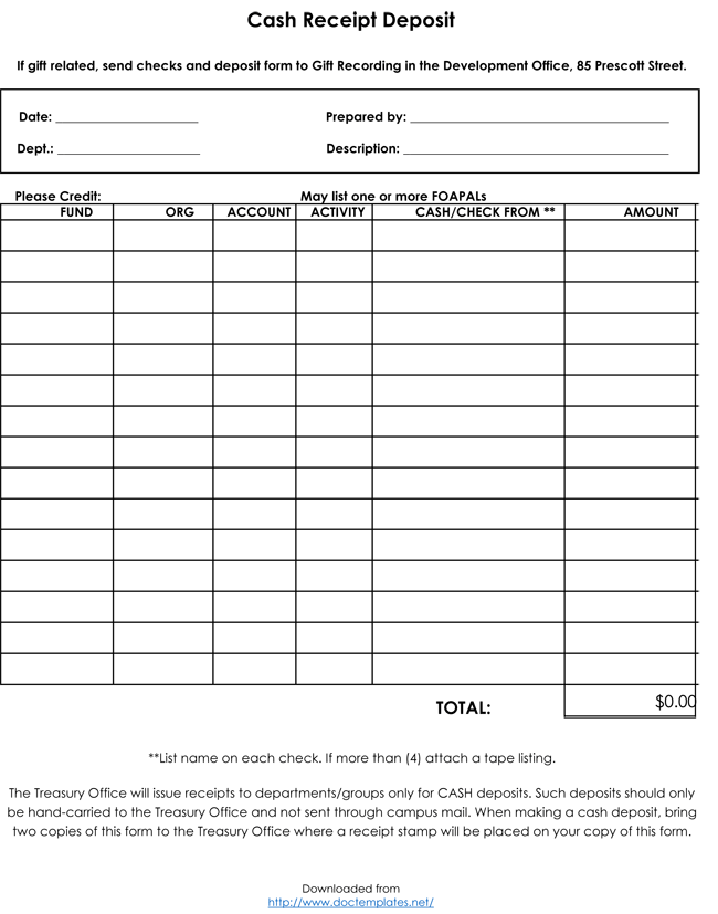 Cash Sale Receipt Template Word For Your Needs