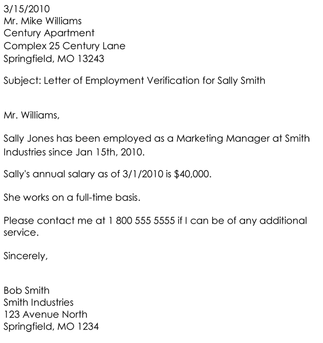 Employment Salary Verification Letter from www.doctemplates.net