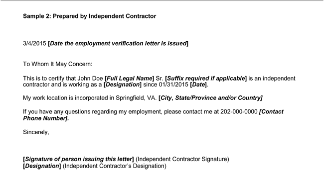 Sample Employment Verification Letter For Independent Contractor sample-employment-verification-letter-for-independent-contractor