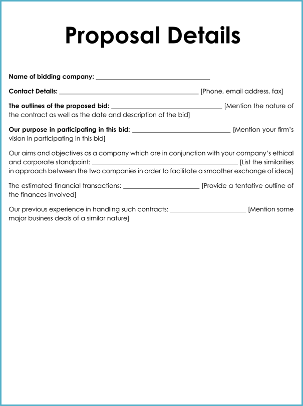 assignment of bid sample