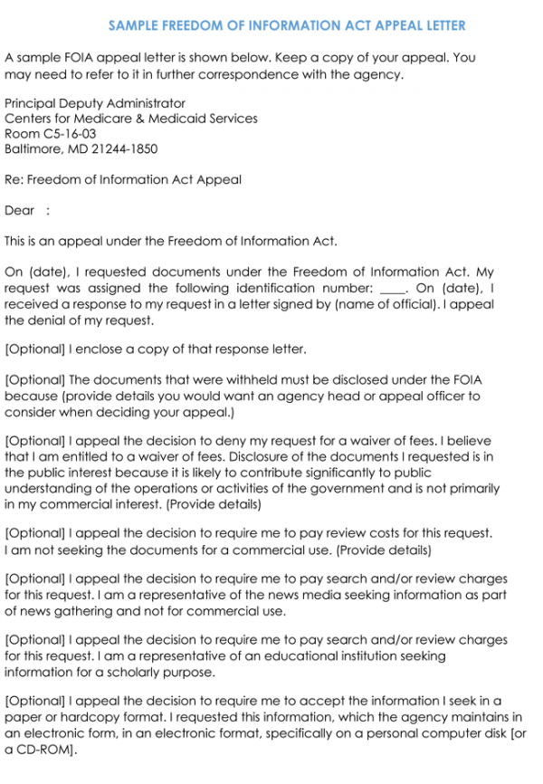 Sample letter of appeal for consideration Sample letter of appeal for consideration picture