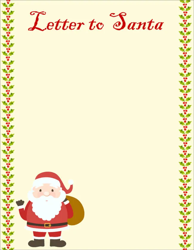 Letter-From-Santa-Template-Word