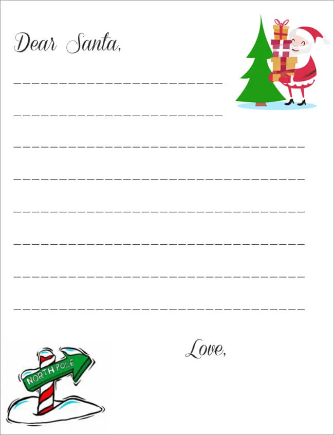 Printable-Santa-Letter-Templates
