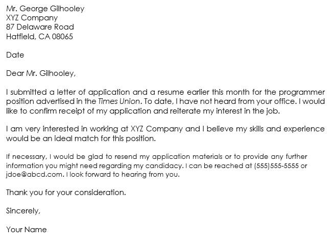 Follow up email sample after no response Follow up email sample after no response