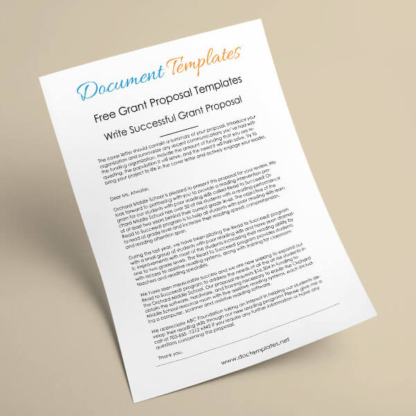 Grant Writing Template 8 Free Word Pdf Ppt Documents