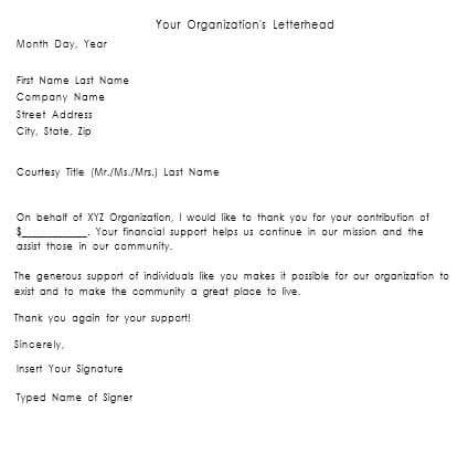 Church Letter Asking For Financial Support from www.doctemplates.net