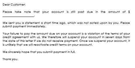 Collection Letter To Clients from www.doctemplates.net