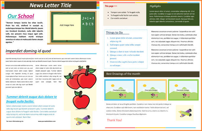 free-preschool-newsletter-templates