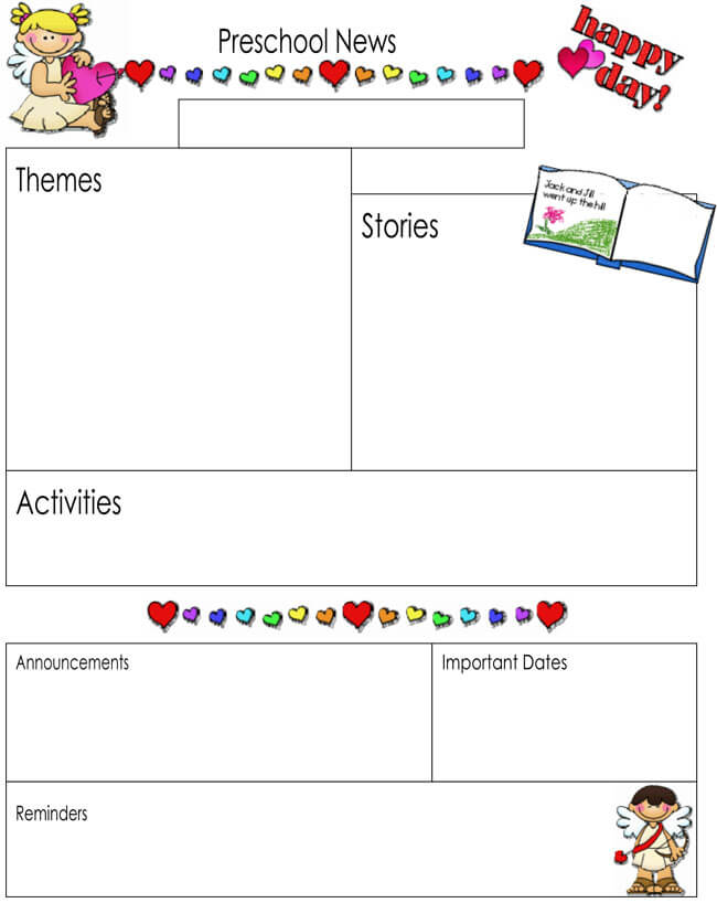 16 Preschool Newsletter Templates Easily Editable And Printable