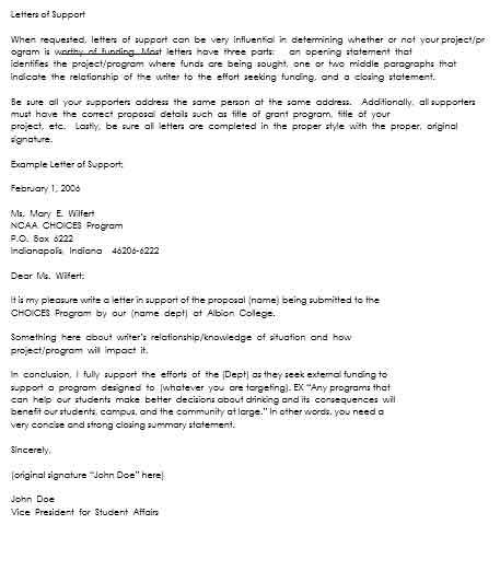 Letter Of Inquiry Grant Sample from www.doctemplates.net