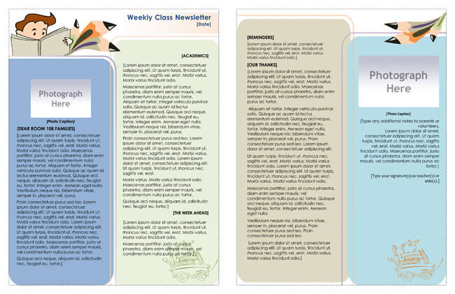 weekly-classroom-newsletter-template