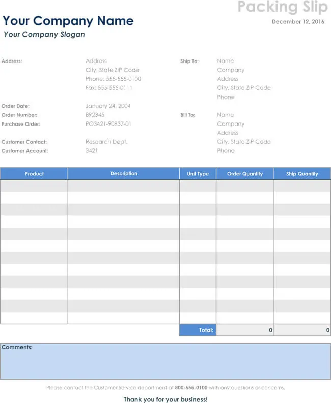 Free Invoice Template for Excel 07