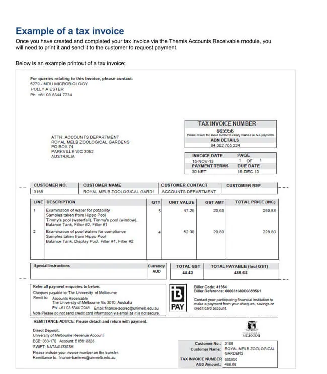 Free Invoice Template for PDF 05