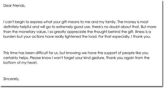 Thank You Letter To Family For Support from www.doctemplates.net