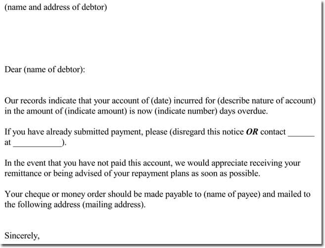 Sample Overdue Payment Reminder Letter