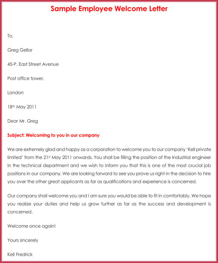 Sample-Employee-Welcome-Letter