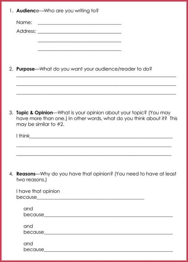 persuasive writing forms