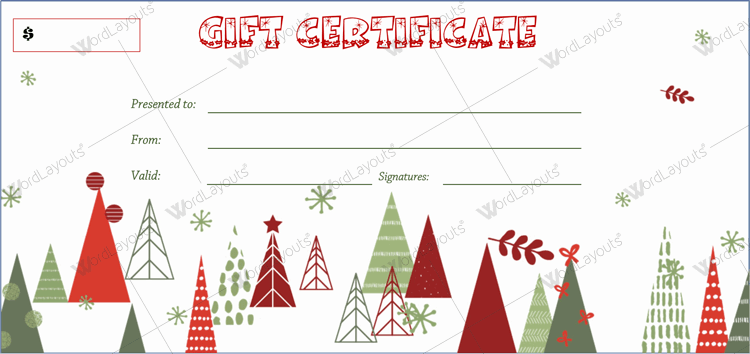 Holiday Gift Certificate Template Free from www.doctemplates.net