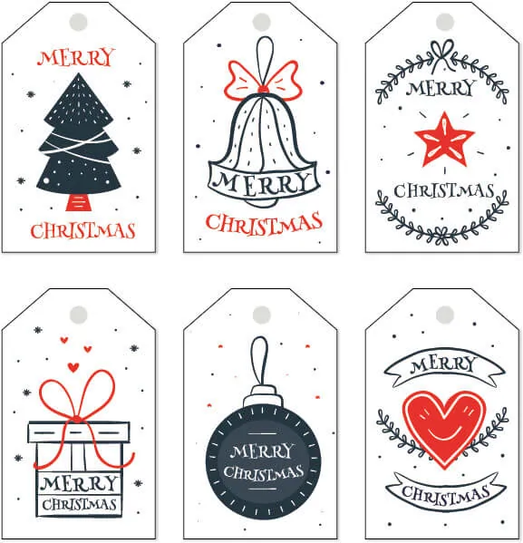 Free Christmas Gift Tag Templates Editable Printable