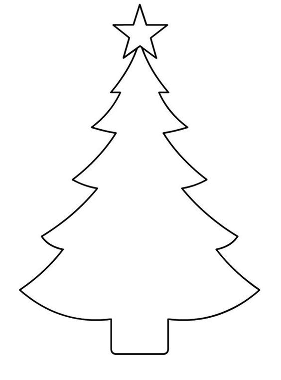 Printable Christmas Tree Shapes