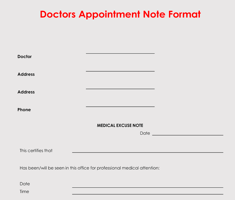 Free Doctors Excuse Template from www.doctemplates.net