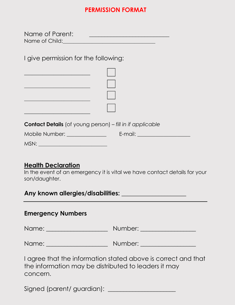 10 Free Field Trip Permission Slip Templates (Word PDF)