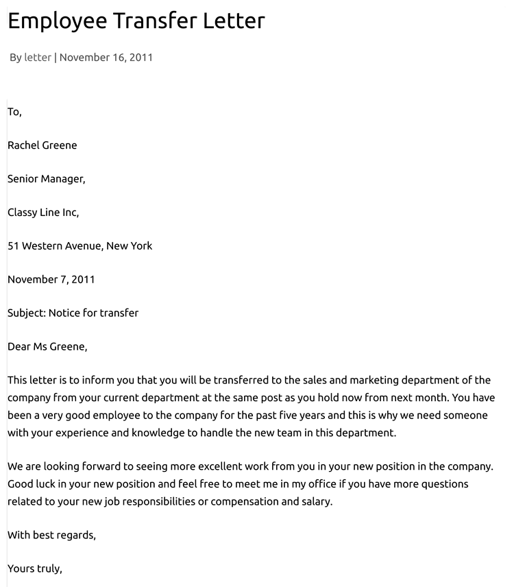 Release Letter From Employer from www.doctemplates.net