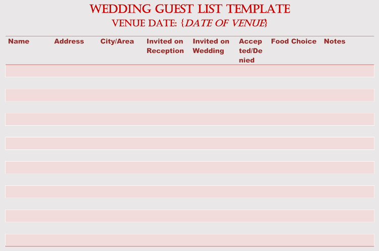 Wedding Music List Template from www.doctemplates.net