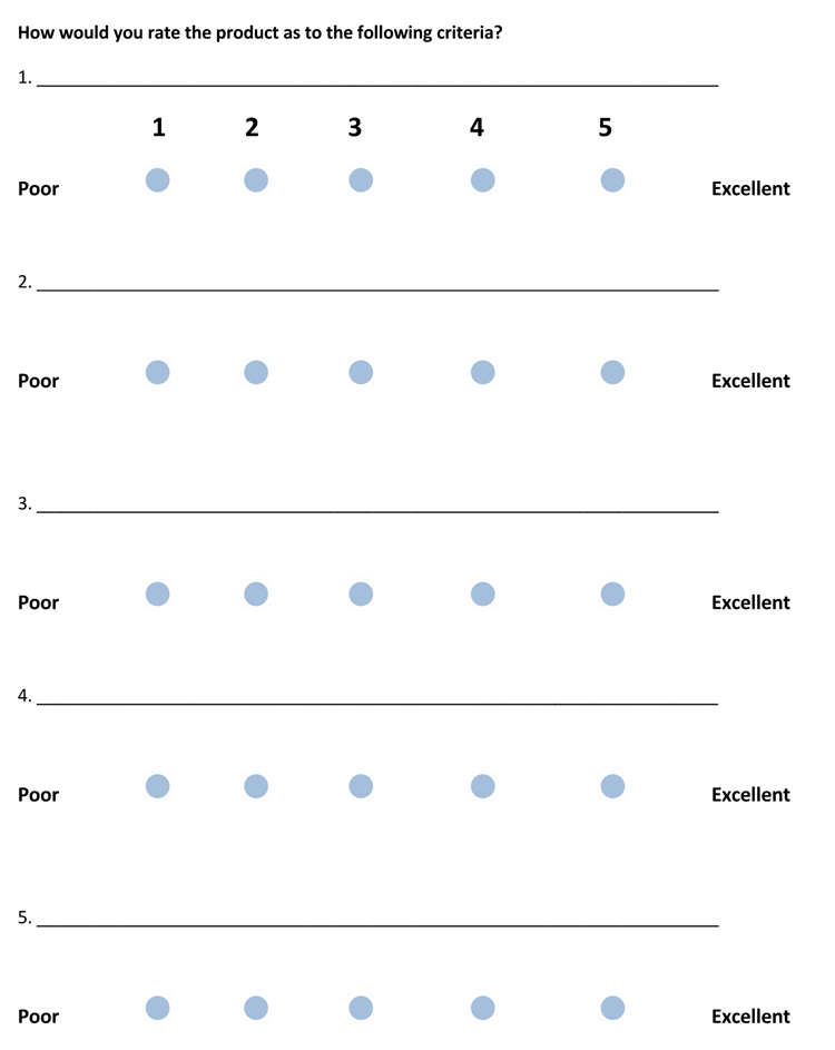 Likert Scale Excel Template from www.doctemplates.net