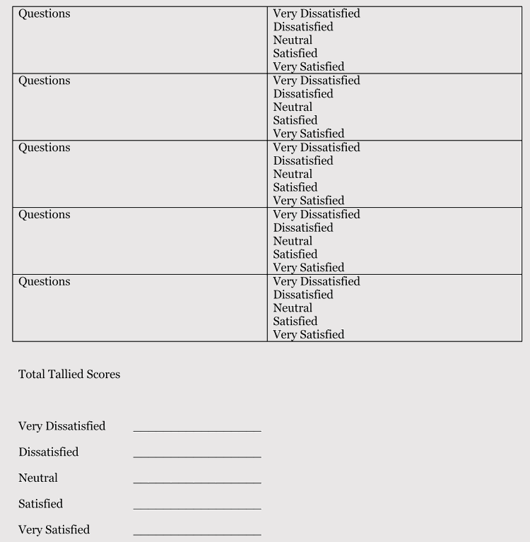 Create Likert Scale Sheets 15 Free Templates For Excel