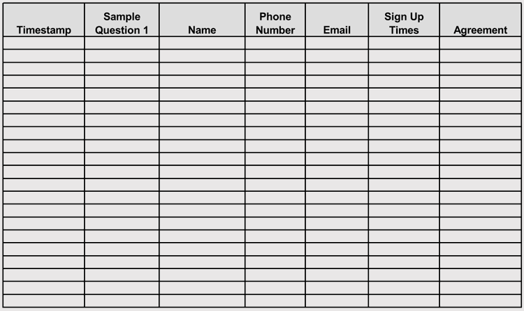 Sign-in Sheet Templates for Excel 02