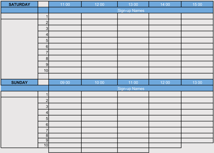 Sign-in Sheet Templates for Excel 04