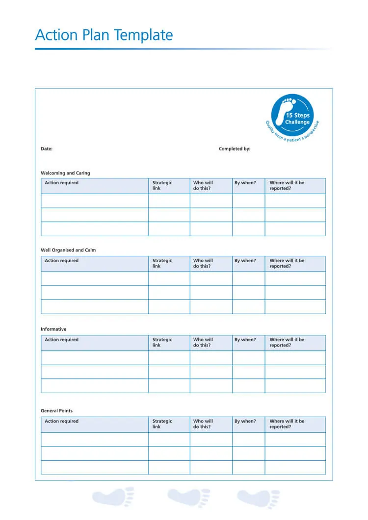 60 Free Action Plan Templates [Corrective, Emergency]