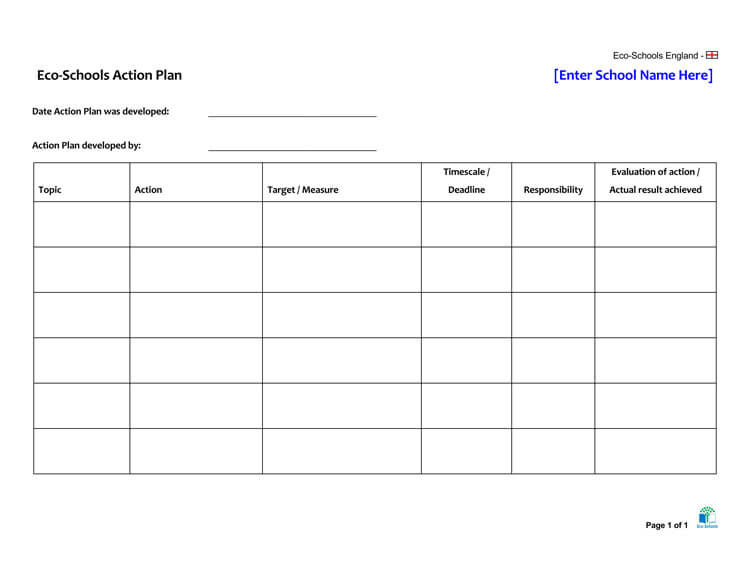 58 Free Action Plan Templates How To Write An Action Plan