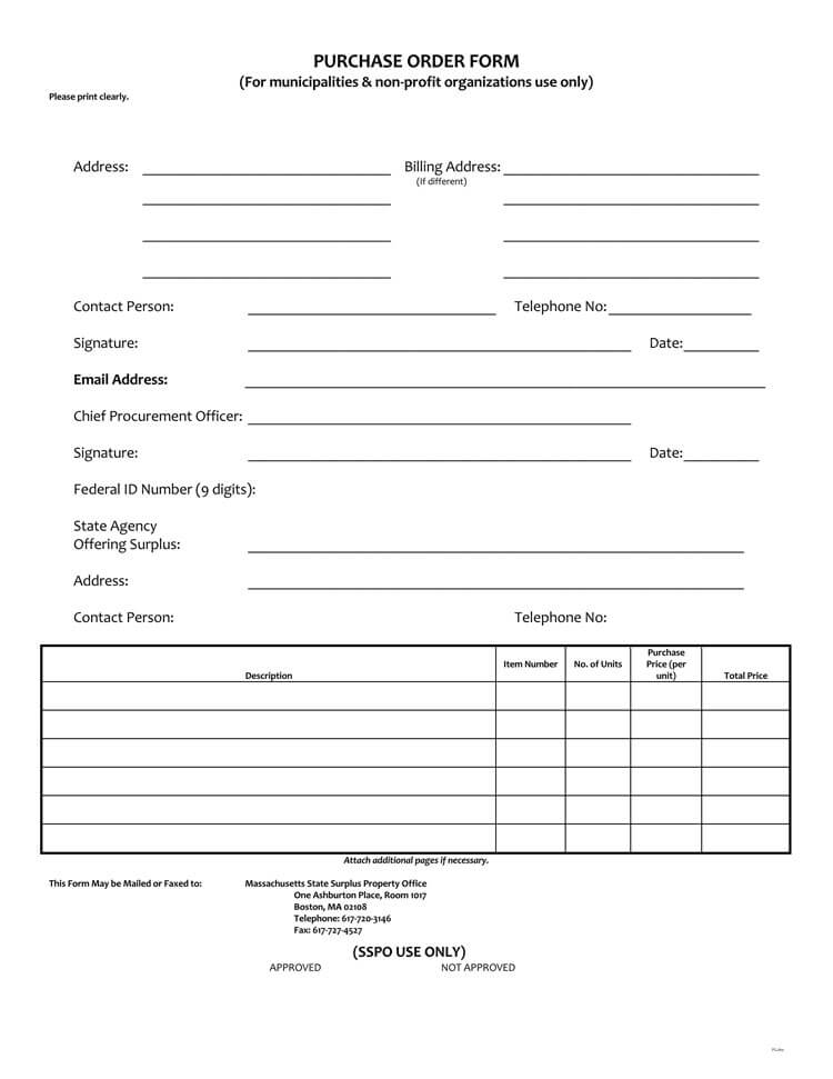 work order forms