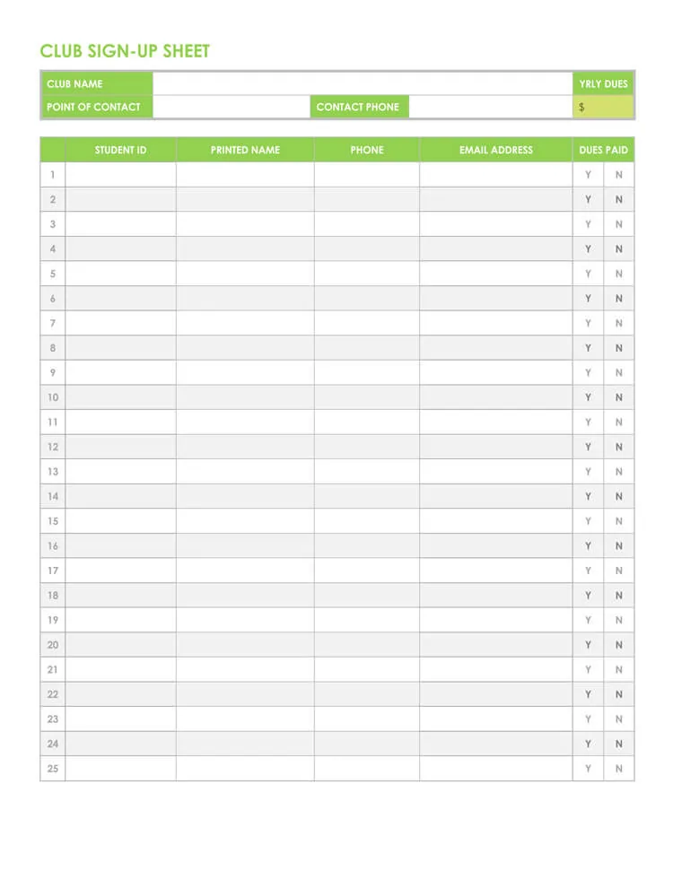 Word Sign In Sheet Template from www.doctemplates.net