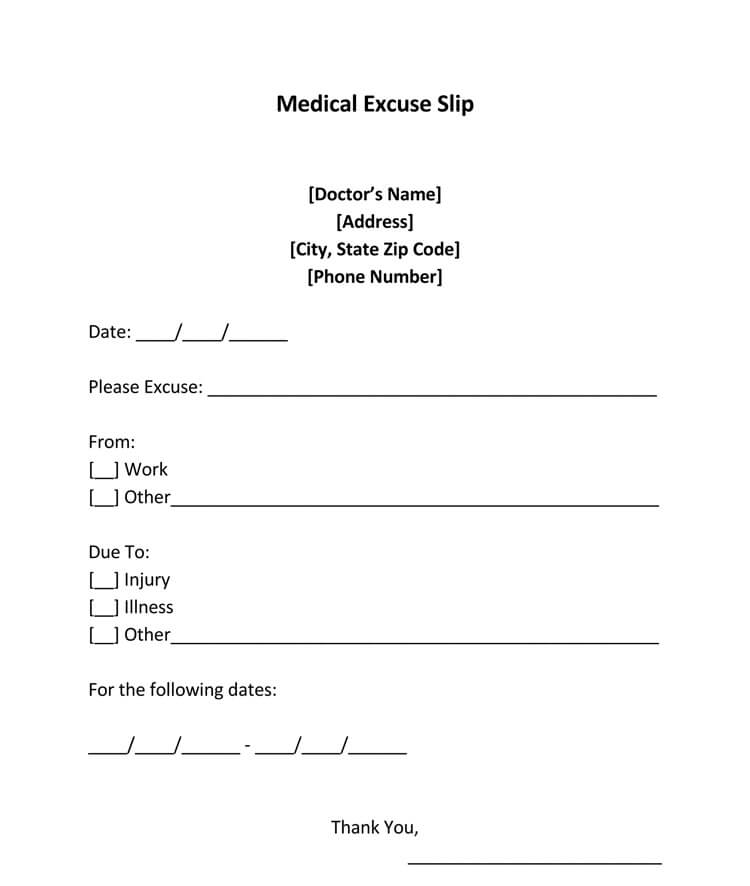 Work Excuse Note Template from www.doctemplates.net