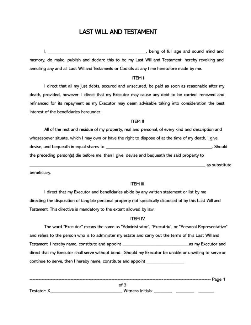 39-last-will-and-testament-forms-templates-template-lab