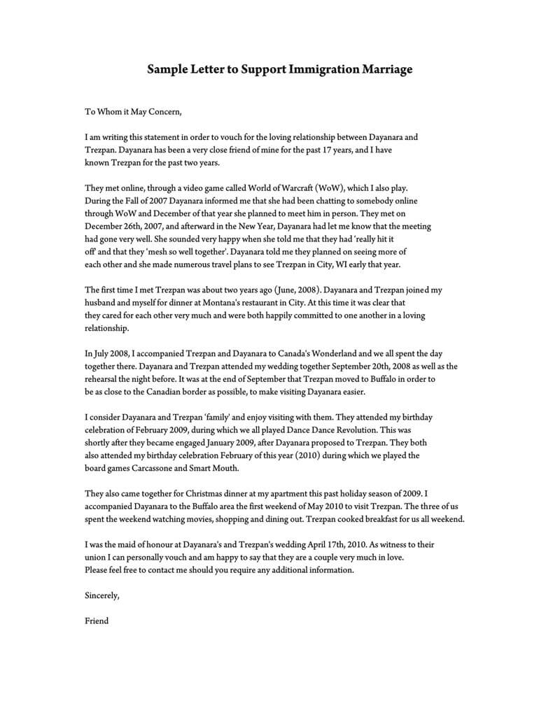 Affidavit Letter From Friends from www.doctemplates.net